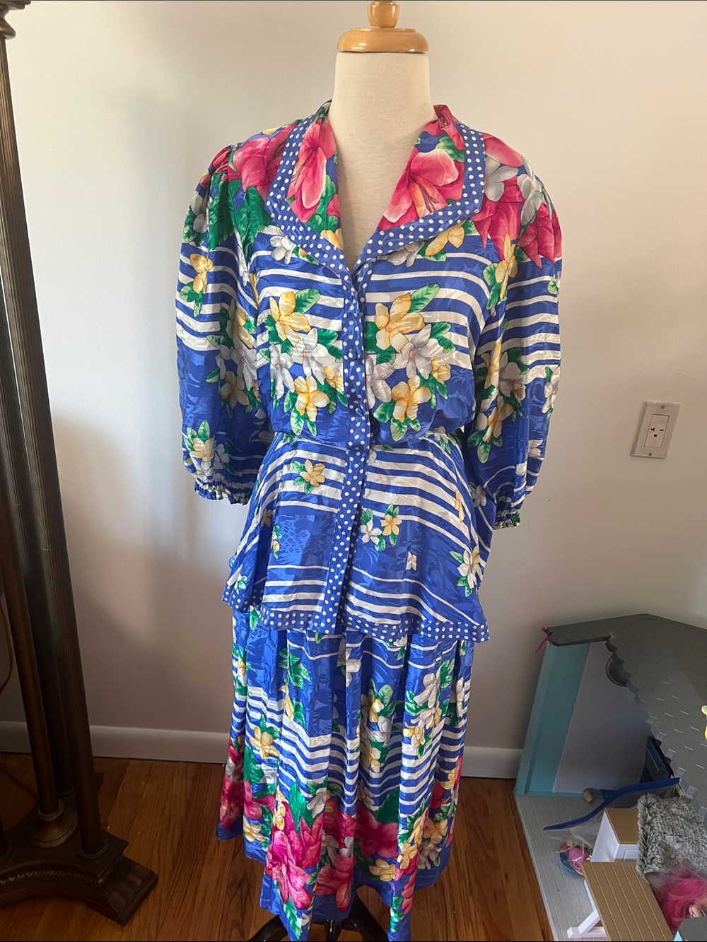 Diane Freis 2 pc silk dress NWOT